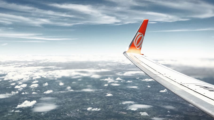 Boeing 737 next generation plane wing, adventure, leisure activities HD wallpaper