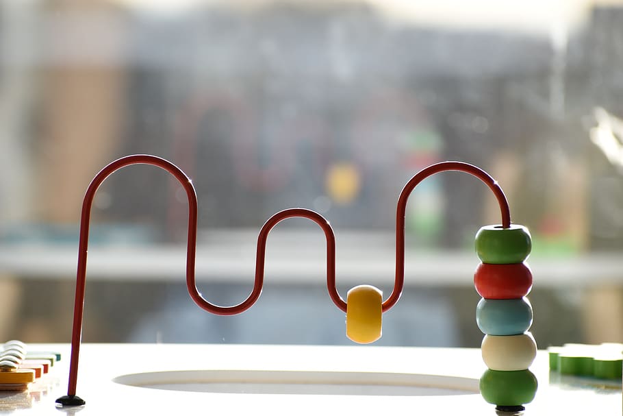 colors, toy, roller coaster, focus on foreground, no people HD wallpaper
