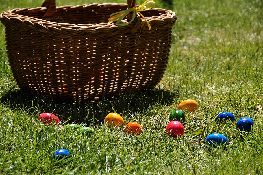easter, search, eggs, collect, spring, habit, the tradition of HD wallpaper