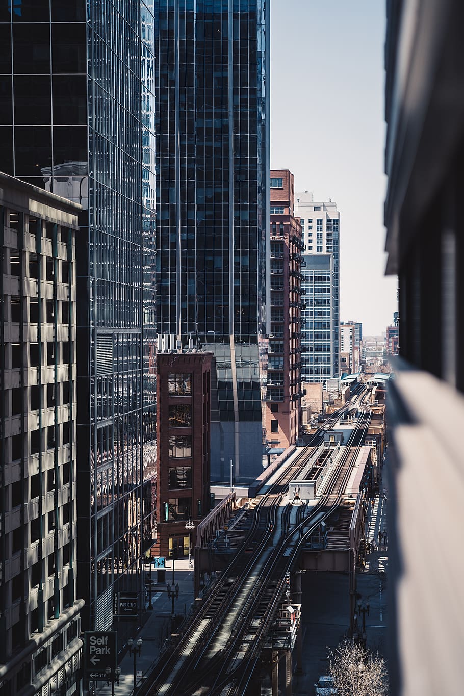 eleveted railroad , architectural design, architecture, buildings HD wallpaper