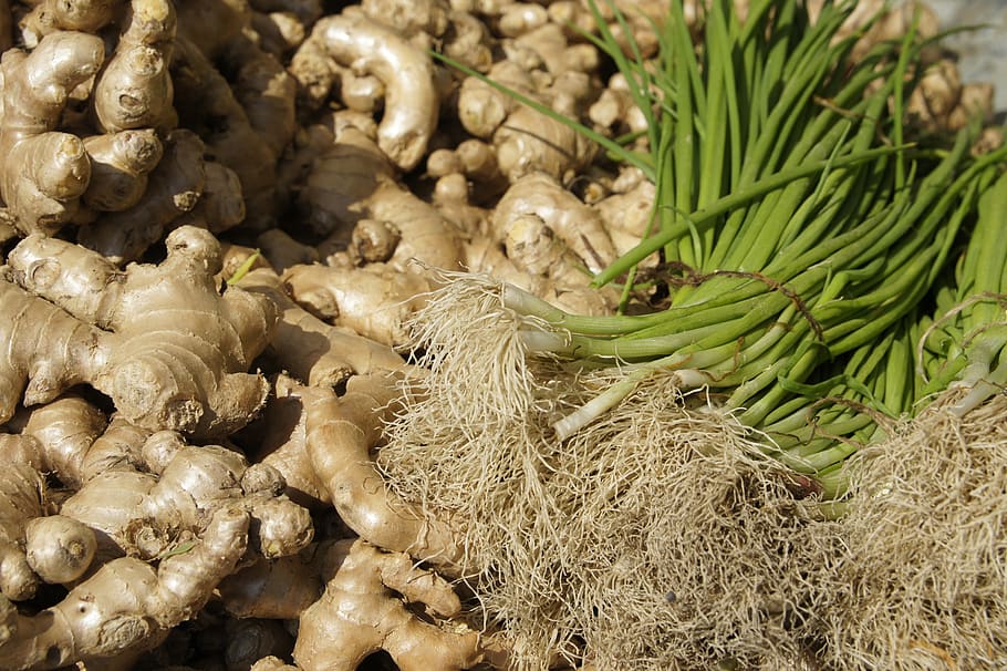 ginger, vegetables, healthy, vitamins, ginger root, kitchen HD wallpaper