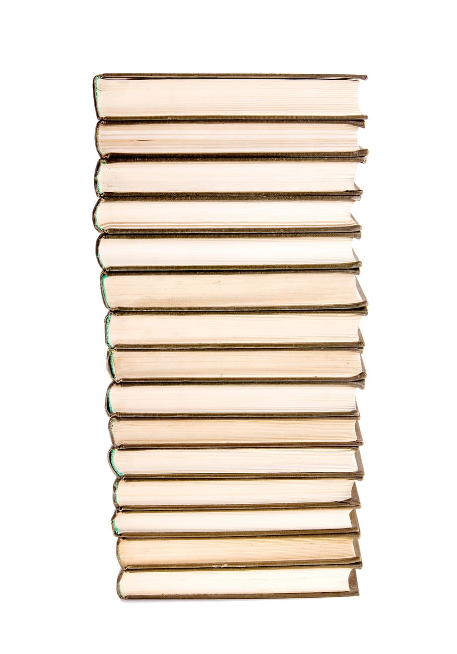 books, white, stack, many, learning, schoold, read, white background HD wallpaper