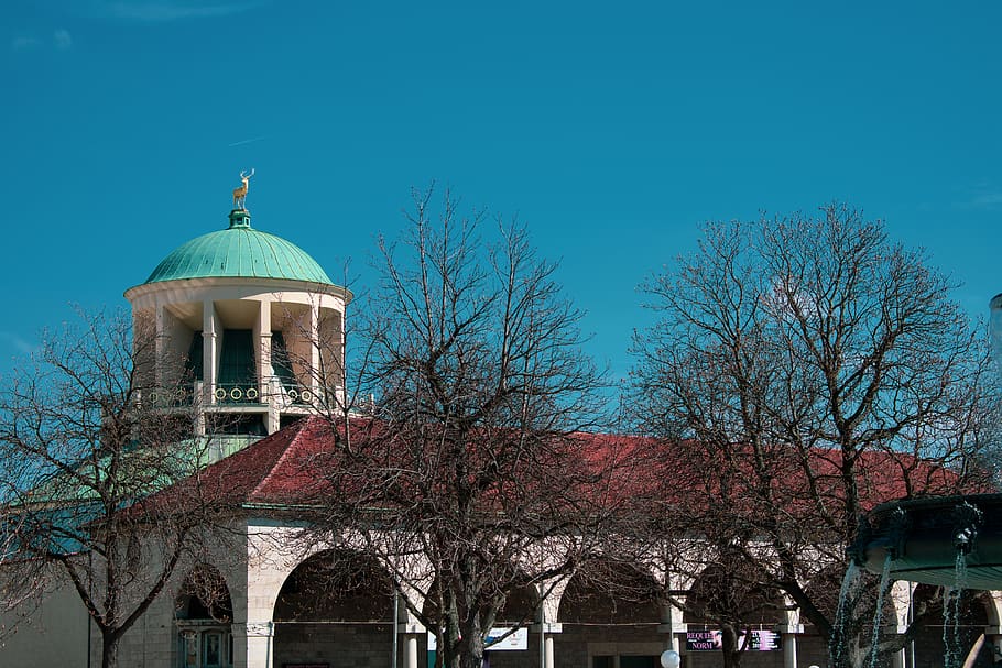building, dome, architecture, germany, stuttgart, urban, town HD wallpaper