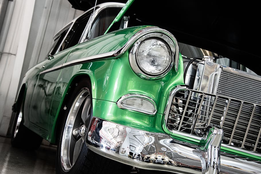 green vehicle, transportation, mode of transportation, land vehicle HD wallpaper