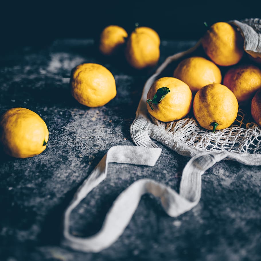 yellow lemons, food and drink, healthy eating, fruit, freshness HD wallpaper