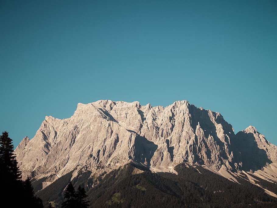 Mountain, adventure, blue sky, environment, idyllic, nature, scenery HD wallpaper