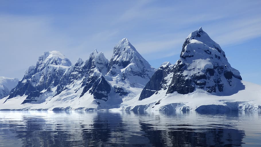 ice, mountain, winter, glacier, landscape, nature, cold, cold temperature HD wallpaper