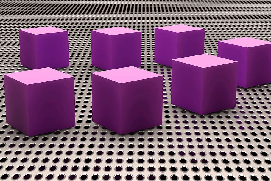 box, background, square, pattern, form, geometric, purple, pink color HD wallpaper