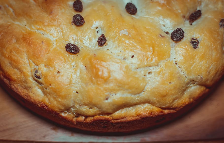 muffin, food, bread, bun, pizza, dessert, egg, bagel, cake, fudge, HD wallpaper