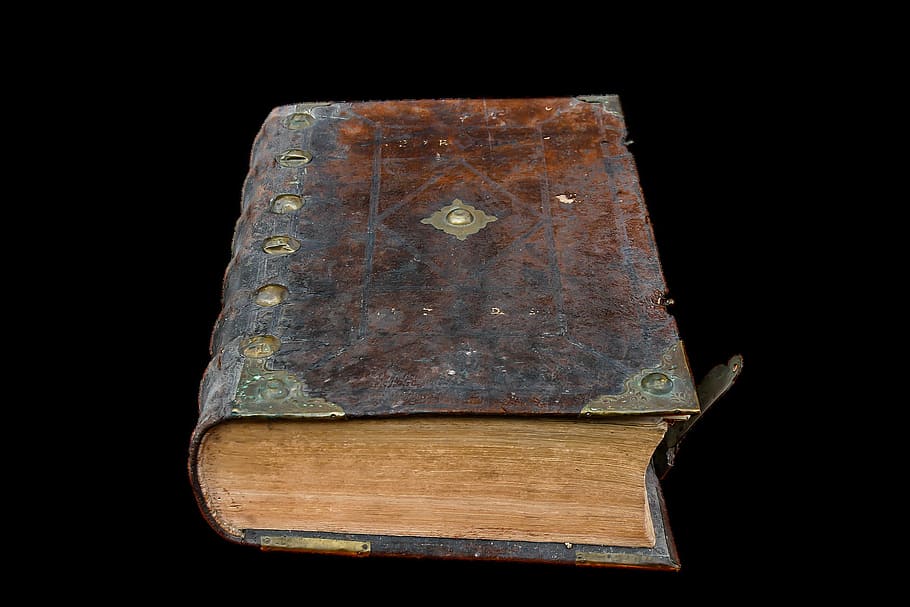 book, old, library, antique, read, religious, black background HD wallpaper