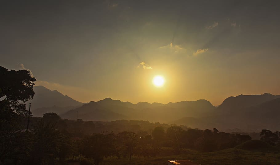 sunset, summer, afternoon, sky, landscape, scenics - nature HD wallpaper