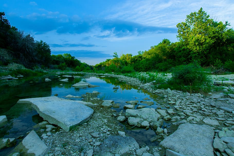 landscape, scenic, river, water, reflection, tranquility, tranquil scene HD wallpaper