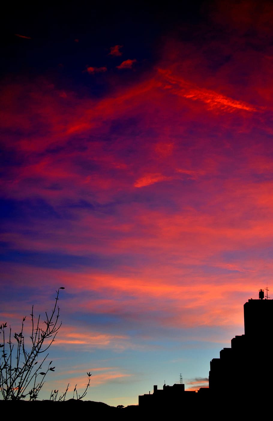 sunrise, storm, clouds, daybreak, sky, stormy sky, dramatic HD wallpaper