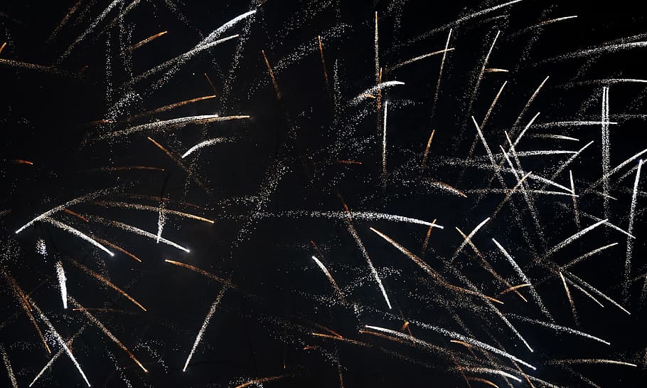fireworks display during nighttime, textured, abstract, celebrate