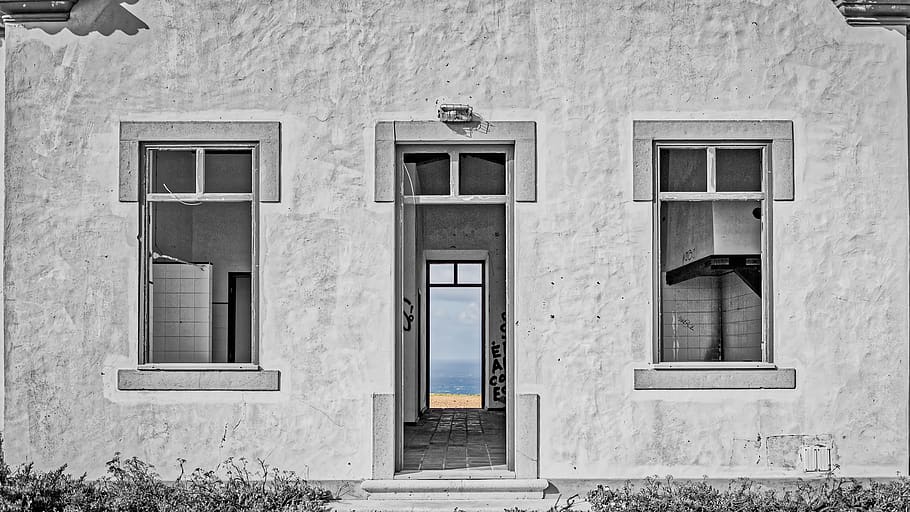 house, empty, abandoned, building, architecture, window, built structure HD wallpaper