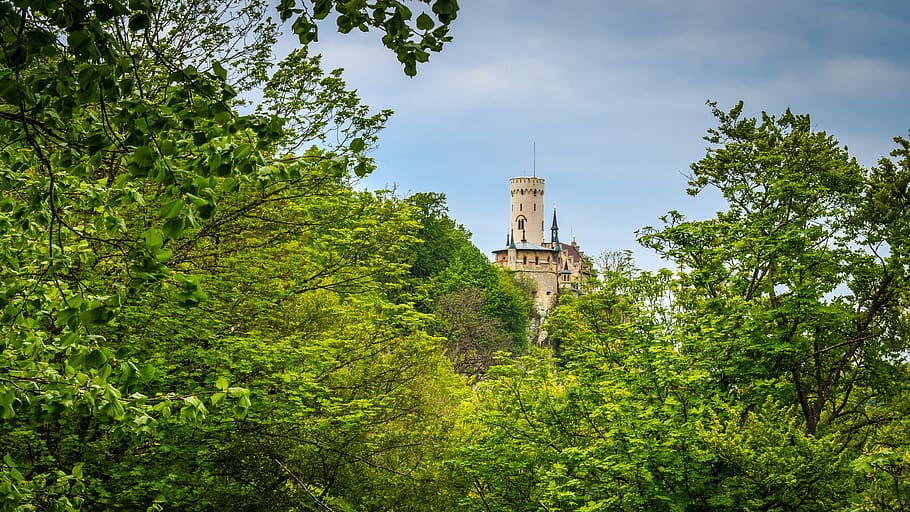 castle, lichtenstein, royal, hidden, see, places of interest HD wallpaper