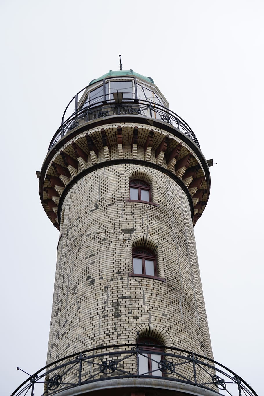 lighthouse, sky, lake, sea, landscape, coast, nature, clouds HD wallpaper