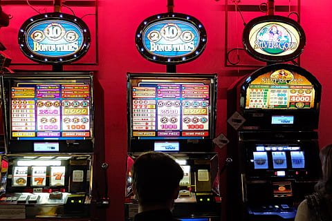 HD wallpaper: arcade machine in room, casino, slot, gambling, jackpot, gamble - Wallpaper Flare