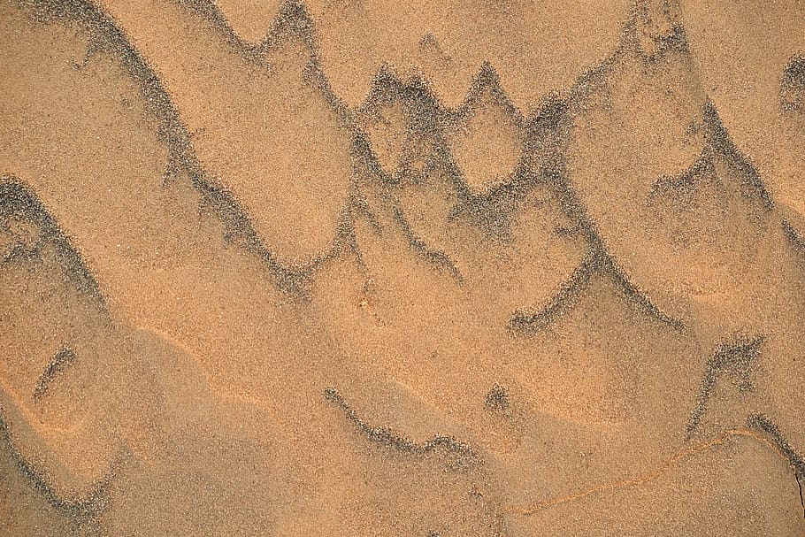 brown sand dune, full frame, backgrounds, pattern, no people HD wallpaper