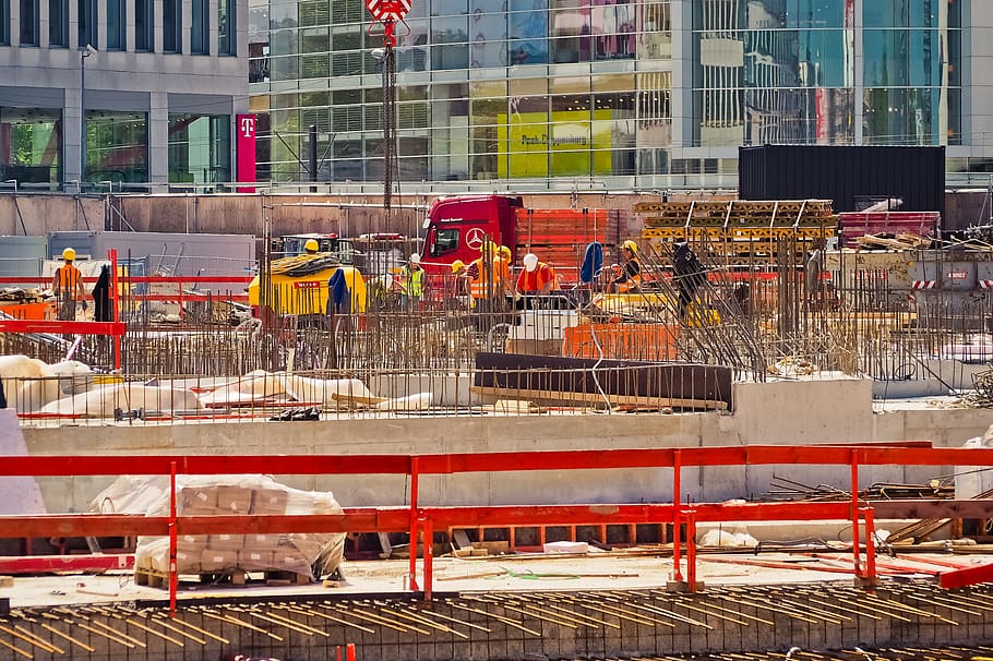 construction, site, build, construction work, housebuilding HD wallpaper