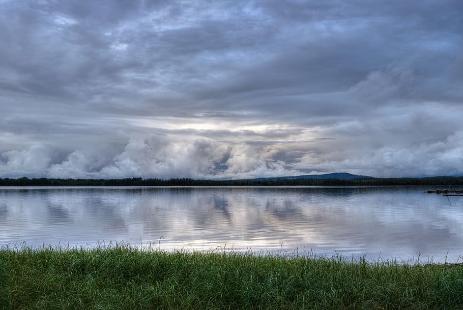 water, lake, beach, nature, landscapes, beautiful, cloud, reflection HD wallpaper