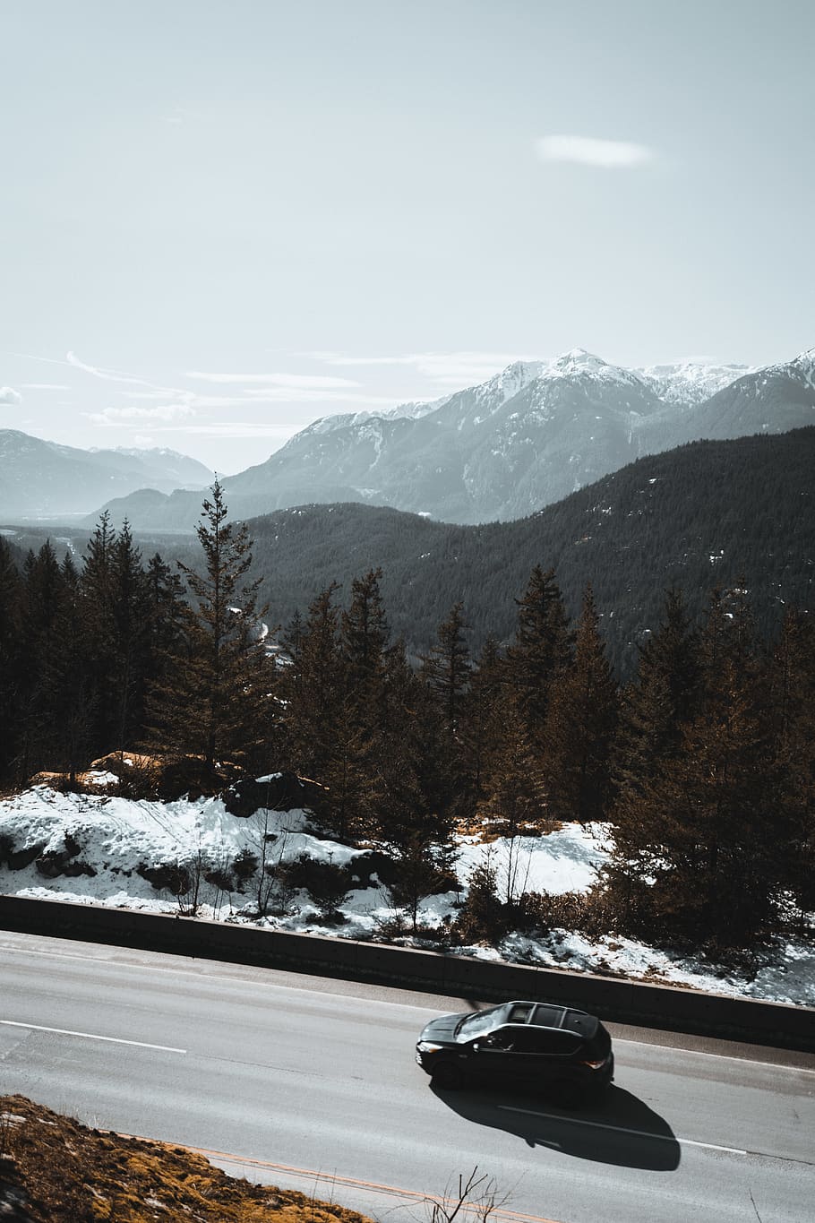 Vehicle on Road, adventure, car, cold, daylight, environment HD wallpaper
