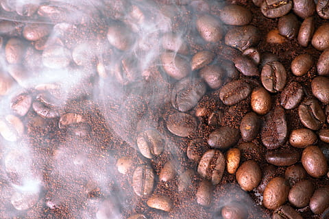 closeup, cafe, natural, cofee, coffe, coffee, brown, aroma HD wallpaper