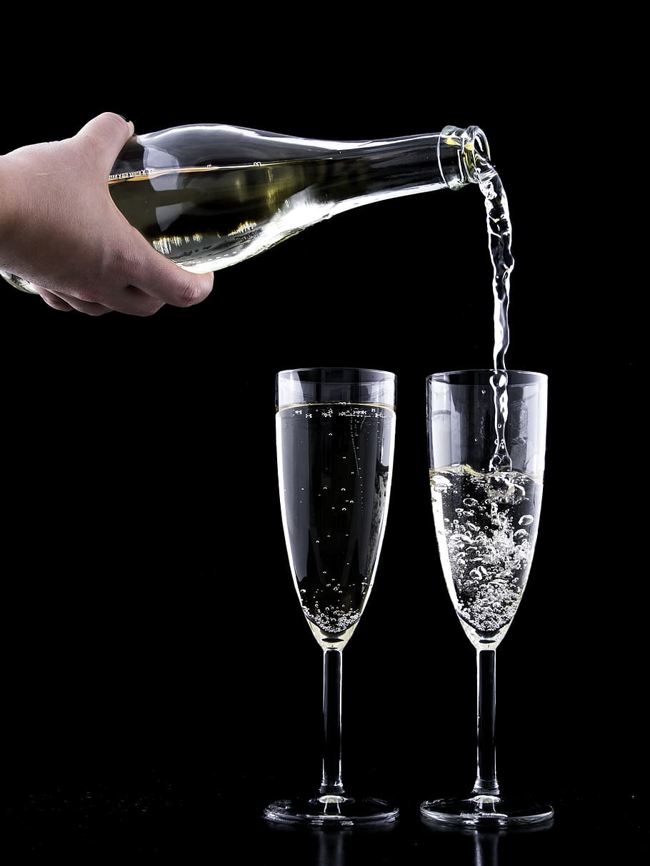 Close-up of Beer Glass Against Black Background, alcohol, anniversary HD wallpaper