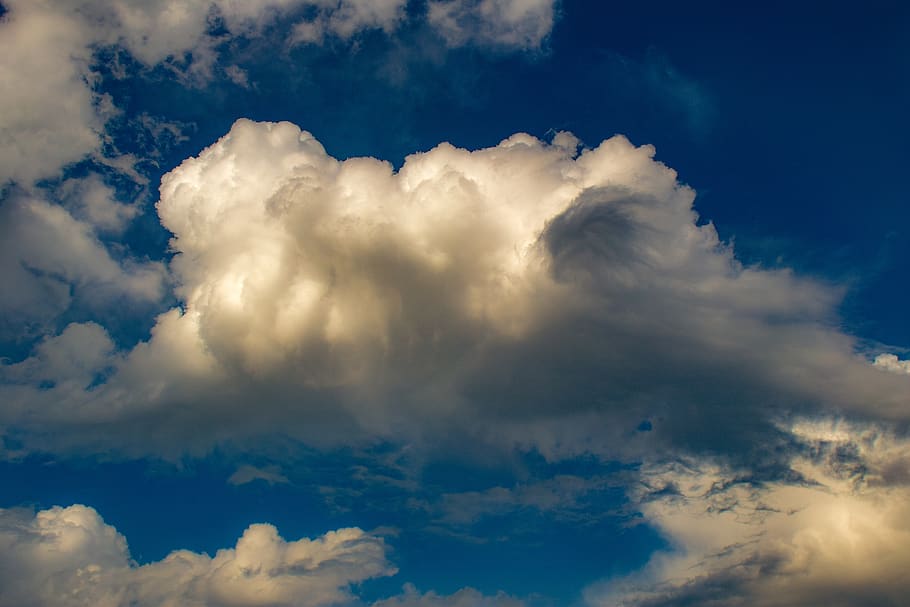 clouds, sky, nature, weather, atmosphere, cumulus, cloud - sky HD wallpaper