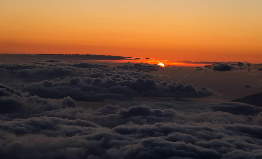 Hd Wallpaper United States Haleakal National Park Dramatic Volcano