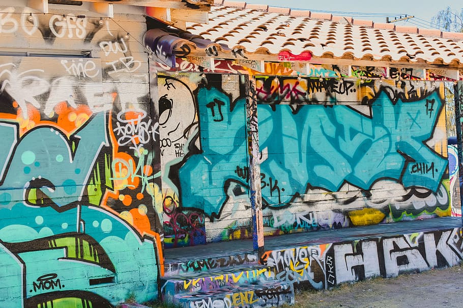 street art, las vegas, downtown, graffiti, tagging, spray paint