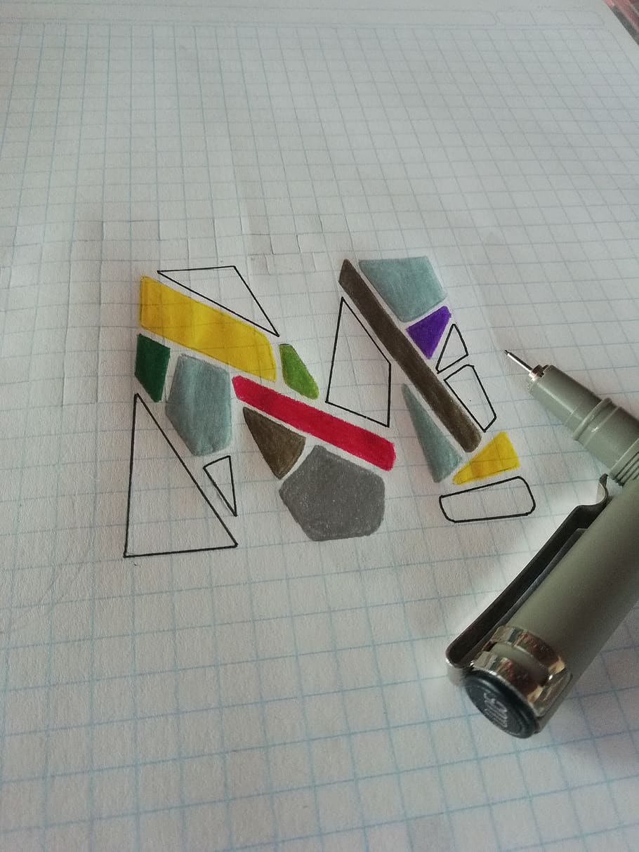 draw, drawing, wallpaper, high angle view, indoors, no people HD wallpaper