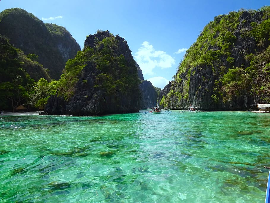 philippines, el nido, water, scenics - nature, beauty in nature, HD wallpaper