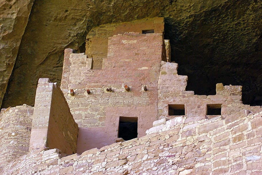 cliff palace at mesa verde, ruin, anasazi, national, park, southwest