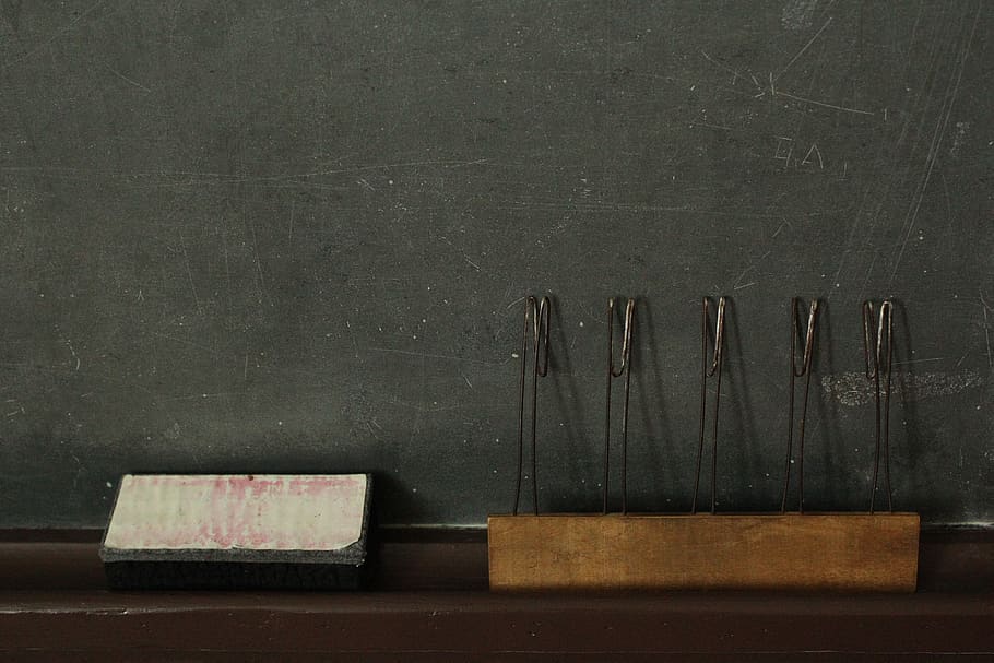 board, eraser, tools, w, table, wood - material, indoors, no people HD wallpaper