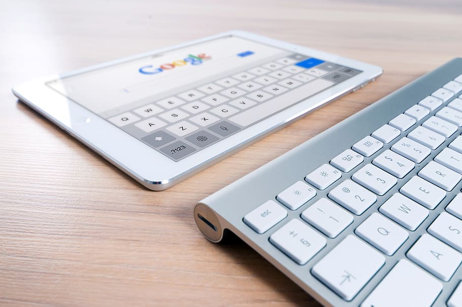 Silver Ipad, blur, close-up, commerce, communication, connection HD wallpaper