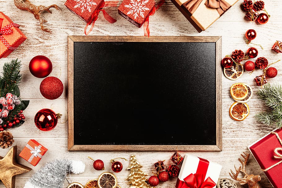 gift, box, Christmas, present, celebration, holiday, seasonal HD wallpaper
