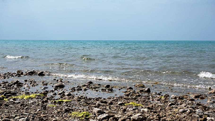 china, qinghai lake, sea, water, horizon over water, sky, beach HD wallpaper