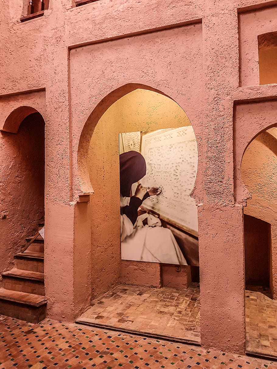 morocco, chefchaouen, architecture, building, arched, flagstone HD wallpaper