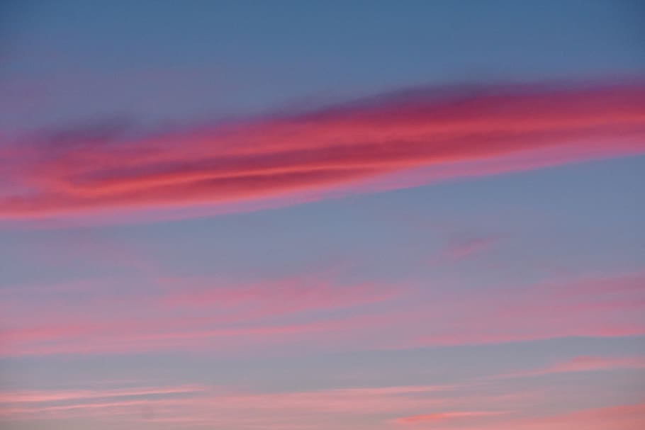 Photo Of Sky During Dawn, 4k wallpaper, atmosphere, clouds, HD wallpaper HD wallpaper