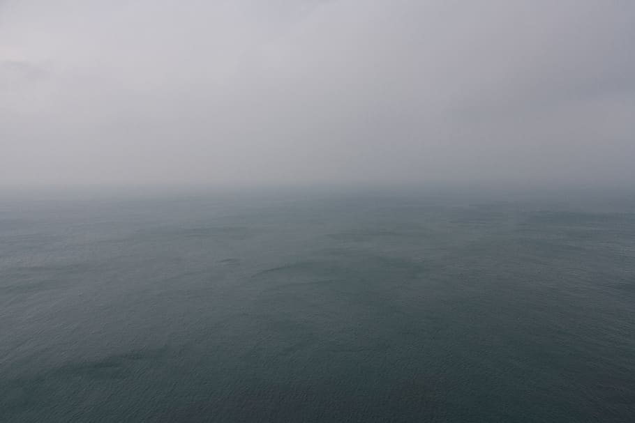 nature, fog, outdoors, mist, weather, northern ireland, rathlin island, HD wallpaper