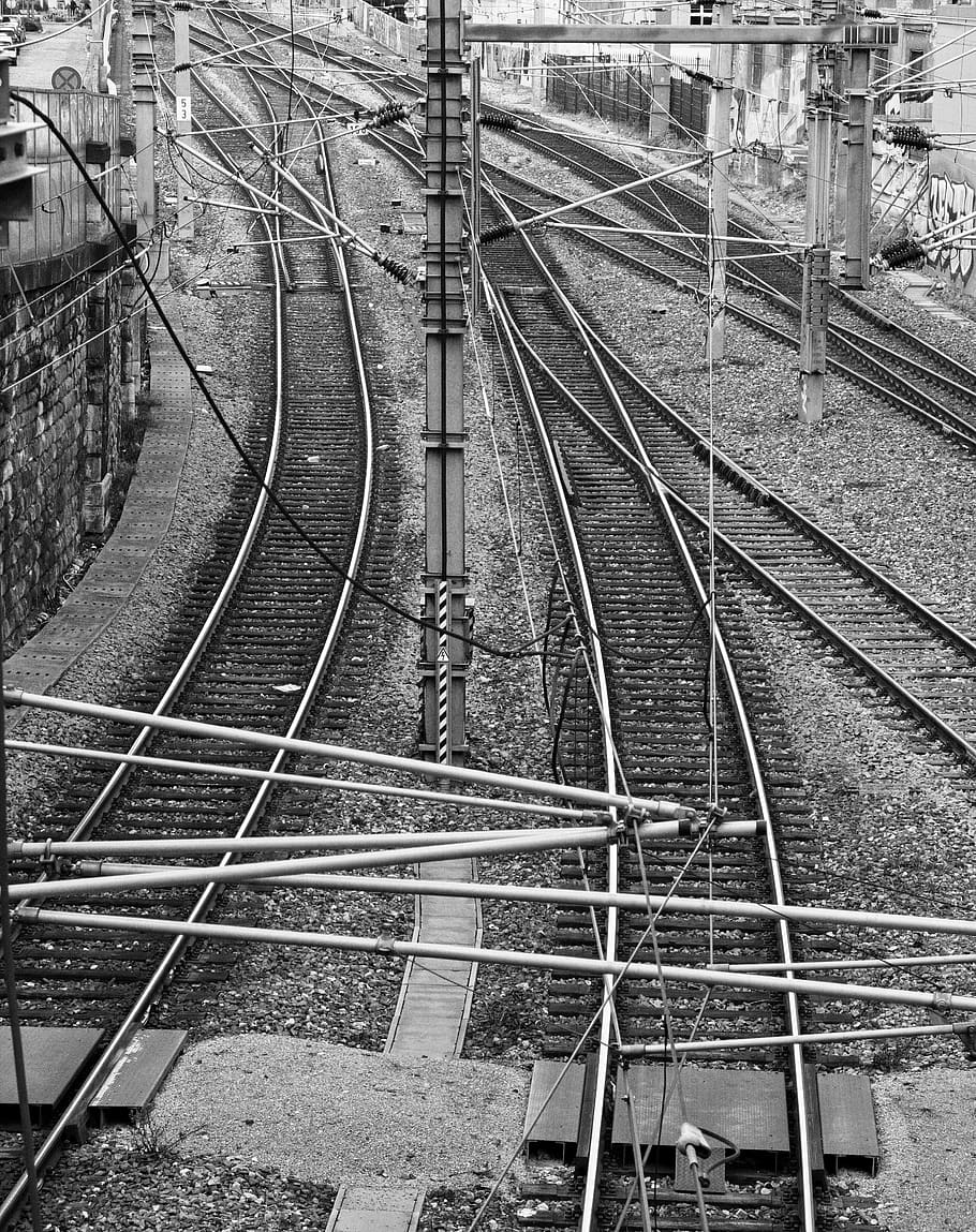 austria, vienna, track, railroad track, rail transportation HD wallpaper