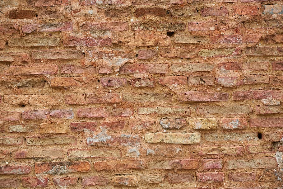 brick, red, background, brick wall, old wall, stone, decoration HD wallpaper