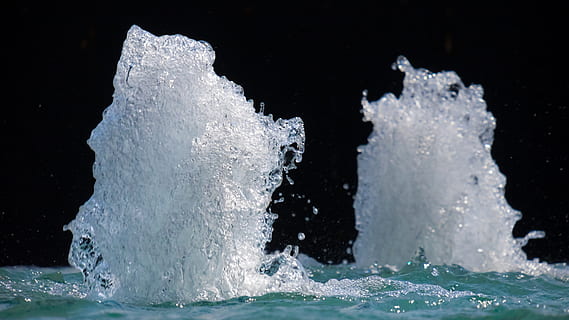 fountain, bubble, inject, refreshment, splash, pressure, water pressure HD wallpaper