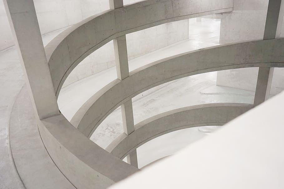 building, curve, pattern, glass, architectural design, architecture HD wallpaper