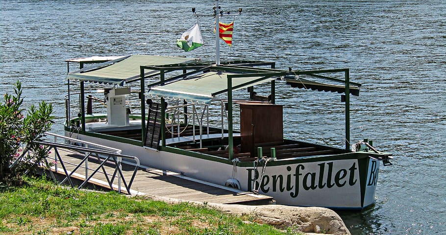 barca, river, boat, holiday, landscape, summer, nature, ebro river HD wallpaper