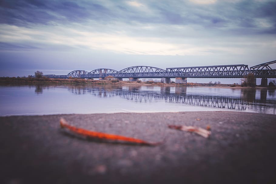 Tilt Photography of Metal Bridge, architecture, river, bridge - man made structure HD wallpaper