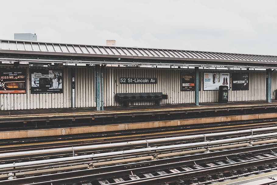 black train rail, railway, transportation, train track, vehicle HD wallpaper