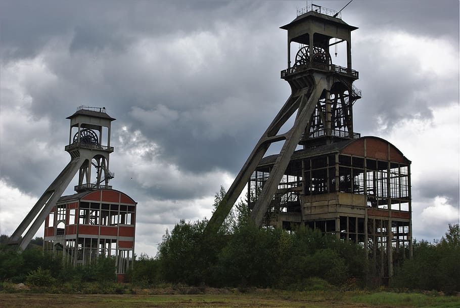 mining, industry, work, construction, architecture, factory HD wallpaper