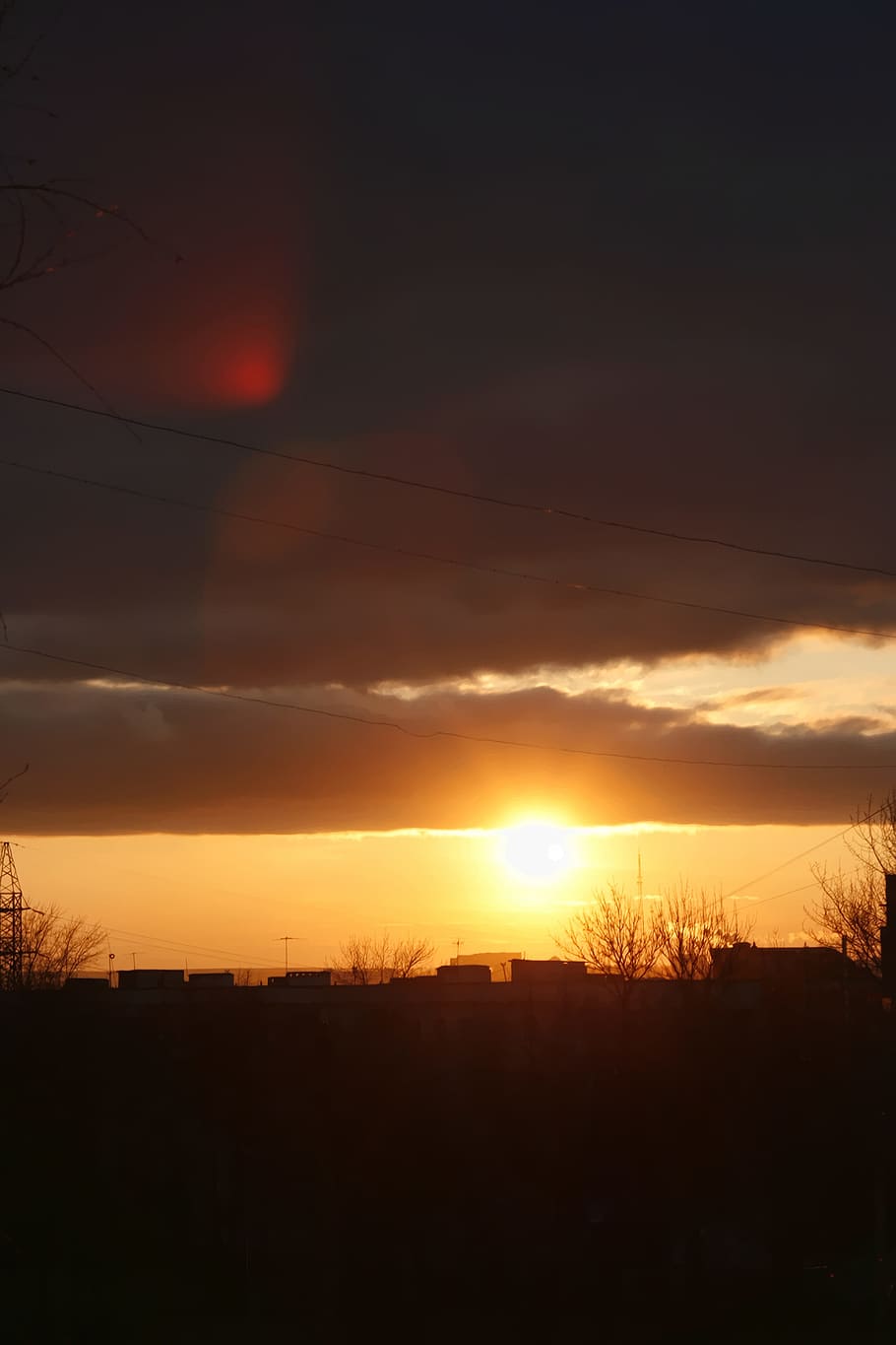 Sunset, sky, scenics - nature, beauty in nature, tranquil scene HD wallpaper